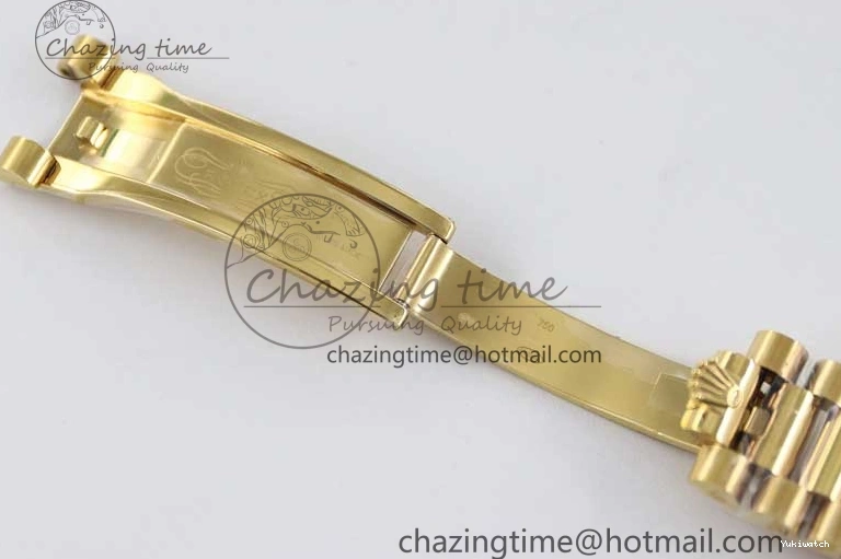 Dial YG Steel 40mm 1:1 Best TWF A2836 Crystal Date 904L YG Edition on Bracelet Day YG 0430